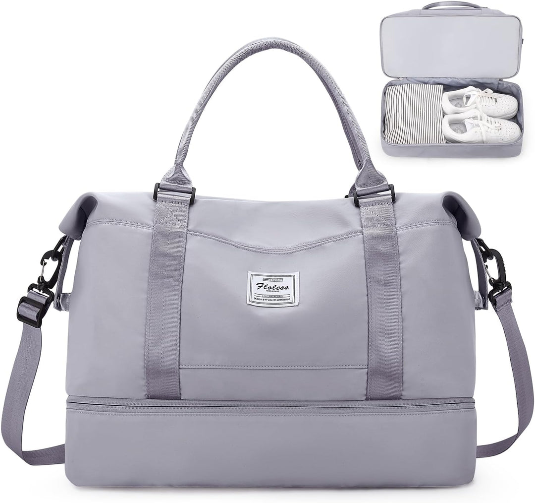 Reisetasche Damen Handgepäck Tasche Sporttasche Weekender Bag Schwimmtasche Wasserdicht Travel Bag D