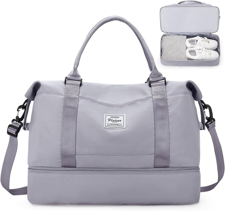 Reisetasche Damen Handgepäck Tasche Sporttasche Weekender Bag Schwimmtasche Wasserdicht Travel Bag D