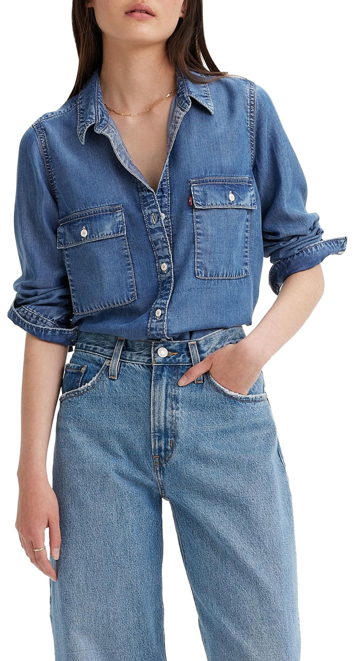 Levi's Damen Doreen Utility Hemd XXS In Patches 2, XXS In Patches 2