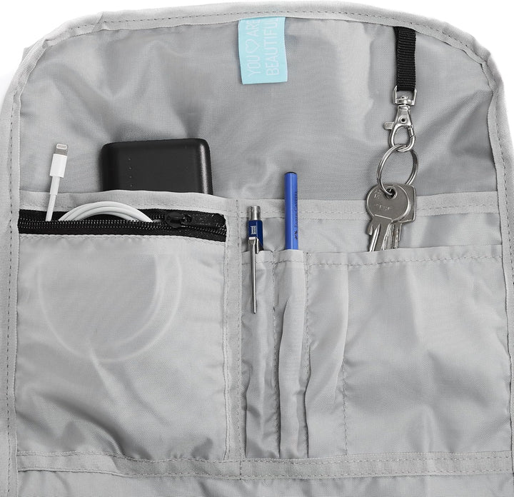 Ela Mo Rucksack Damen - Rolltop schön u. durchdacht - Laptop Rucksäcke für Frauen - Anti Diebstahl T