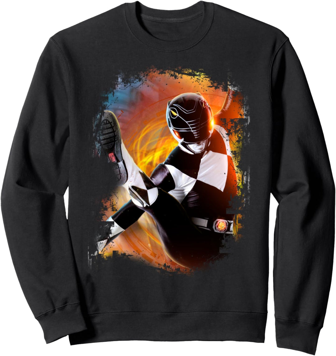 Power Rangers Foto Black Ranger Kick Sweatshirt