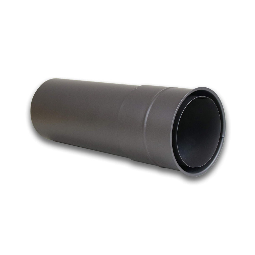 LANZZAS Ofenrohr Wandfutter/Mauermuffe mit 250 mm Rohrverlängerung - für den Durchmesser Ø 120 mm -