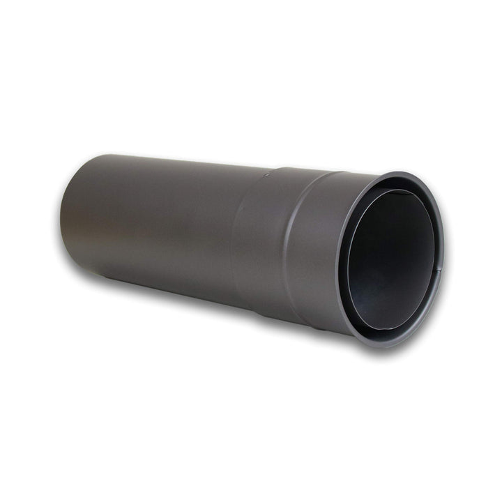 LANZZAS Ofenrohr Wandfutter/Mauermuffe mit 250 mm Rohrverlängerung - für den Durchmesser Ø 120 mm -