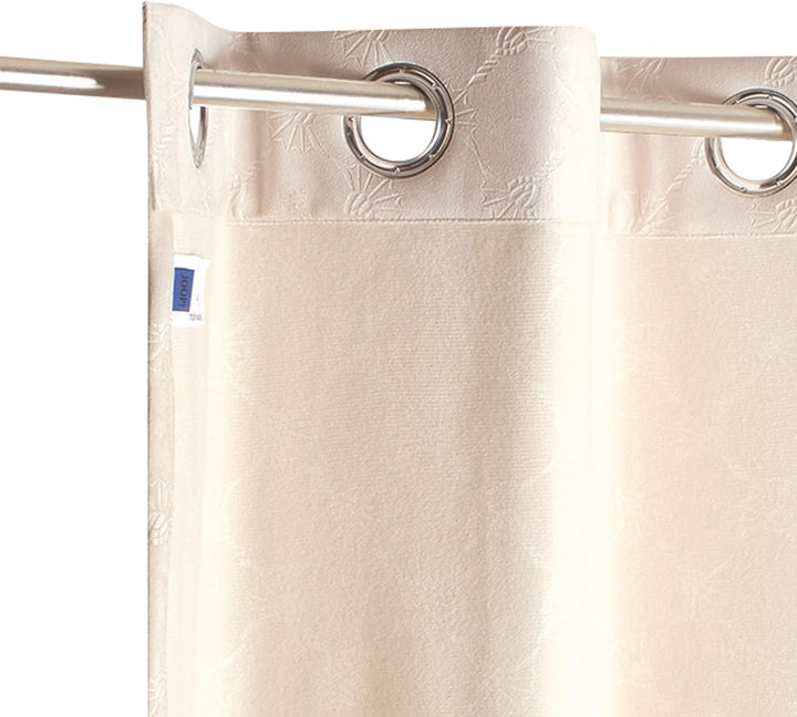 Joop! Ösenvorhang | Emboss | beige 30-140 x 250