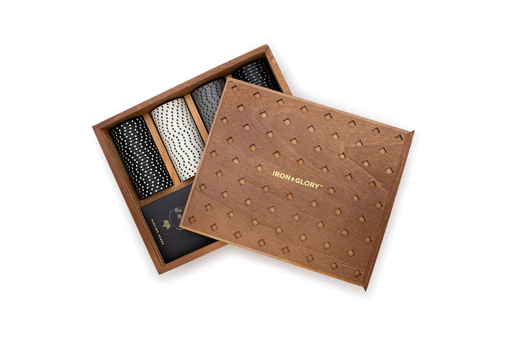 Iron And Glory Hochwertiges Poker-Set, Braun, 18.6 x 21.6 x 7.5cm, IAGDMH