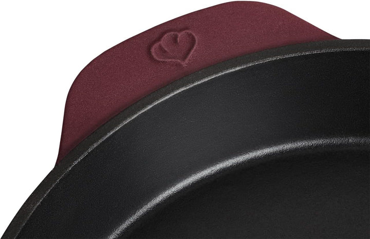 Springlane Kitchen Gusseisenpfanne 24 cm emailliert – Bratpfanne für Induktion & alle Herdarten – Gu