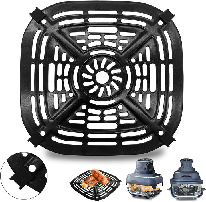 Air Fryer Ersatzteile für Ninja Crispi Air Fryer FN101GY, Air Fryer Zubehör Grillpfanne Platte Crisp