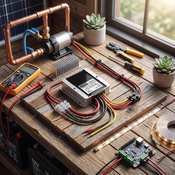 DC-DC Spannungswandler 12V auf 24V, 10A 240W Aufwärtswandler für Reduzierstück verstellbar, wasserdi