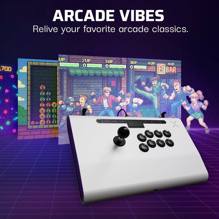 VICTRIX PS5 PRO FS– weiss Fightstick Weisser Hebel, Weißer Hebel