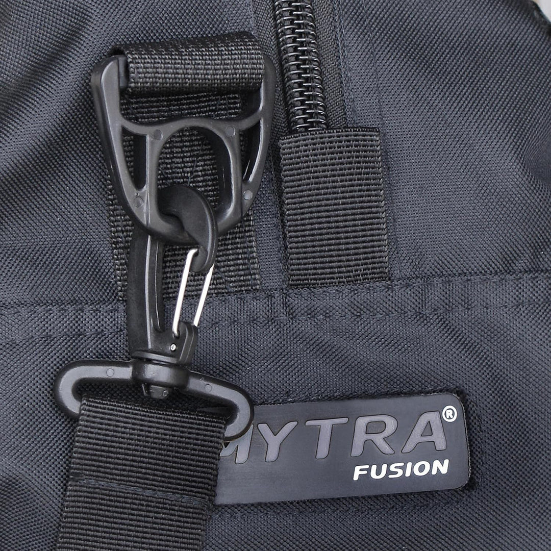 Mytra Fusion Sporttasche mit Schulter sporttaschen zum Herren & Damen trainingstasche (Black) Schwar