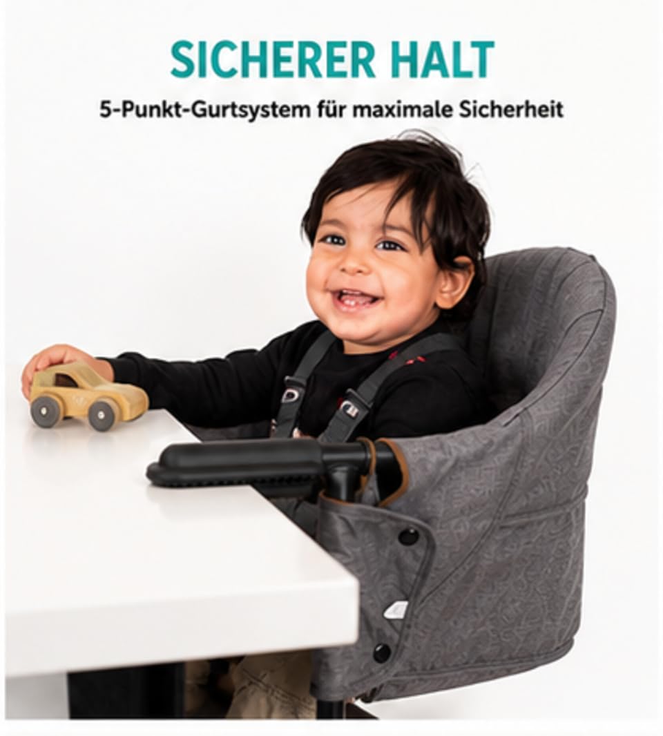 Vital Innovations G+G201-77 Tischsitz "Perch", silber, silber