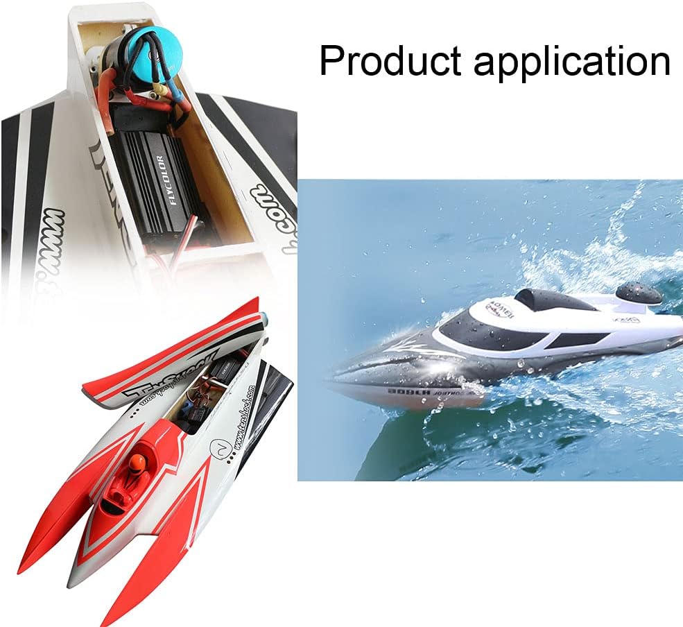 FLYCOLOR 120A Waterproof Brushless ESC Elektronischer Geschwindigkeitsregler mit 5.5V/5A BEC und XT9