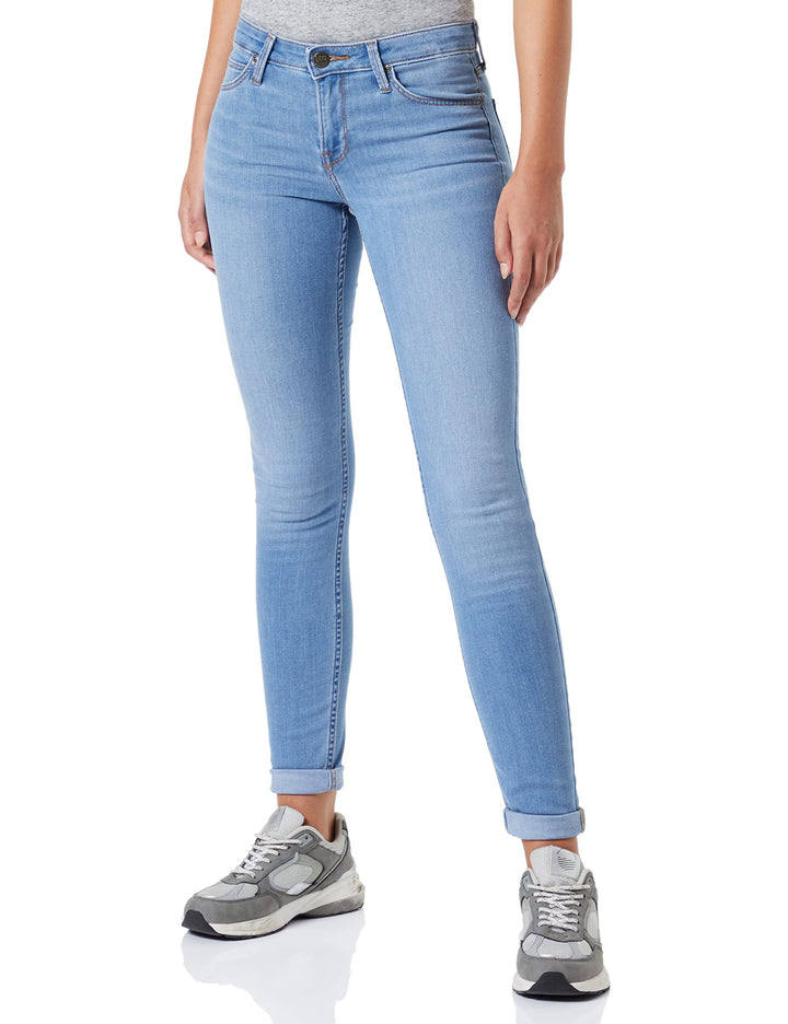 Damen Skinny Jeans Scarlett Stretch Deluxe 26W / 33L Blau (Light Taos Je), 26W / 33L Blau (Light Tao