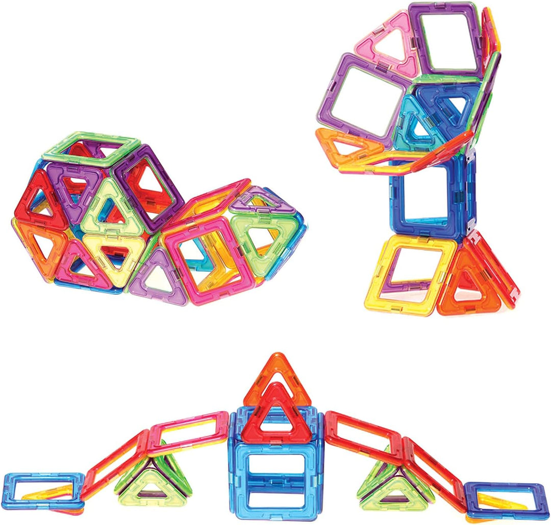 MAGNIKON Magnetische Bausteine Das Riesenrad 46-teilig - Montessori Spielzeug ab 3 Jahre, Kinder Mag