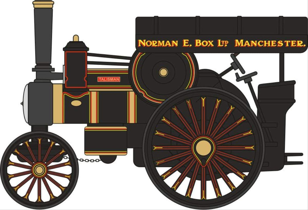 Oxford Diecast 76FOW005 Fowler B6 Road Lokomotive 16263 Talisman Norman E Box