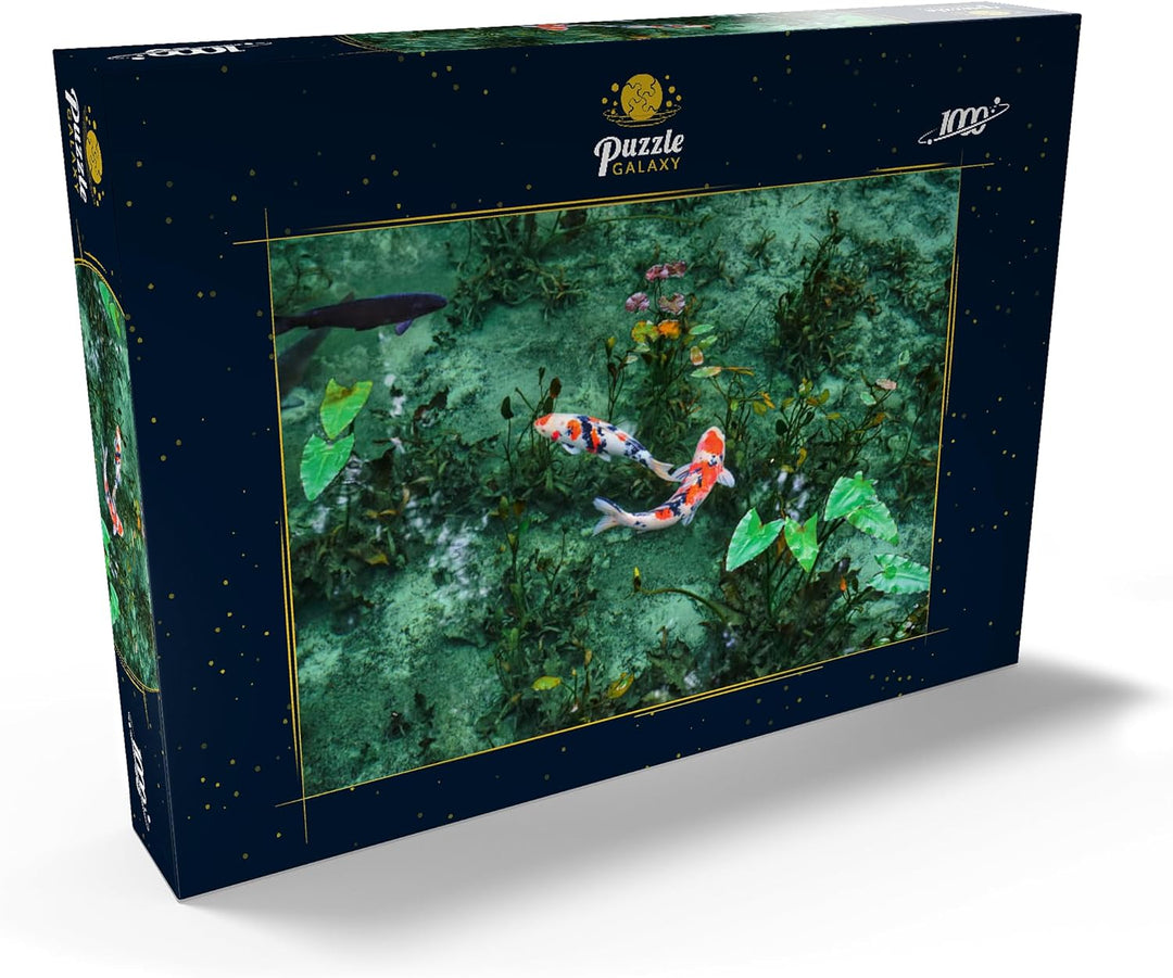 Monets Koi Teich in der Stadt Seki in der Präfektur Gifu, Japan - Premium 1000 Teile Puzzle - MyPuzz