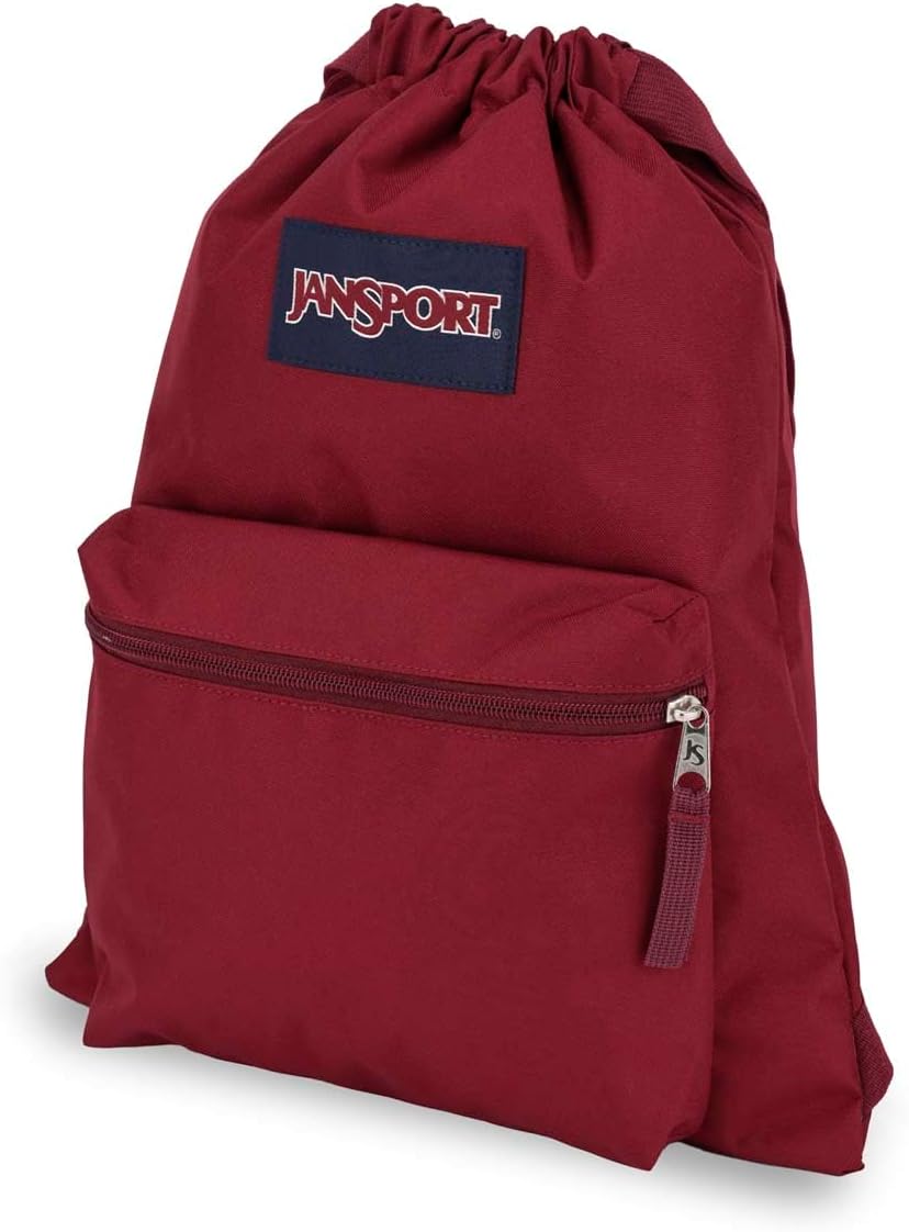 JanSport DRAWSACK Kleiner Rucksack,Russet Red, Russet Red