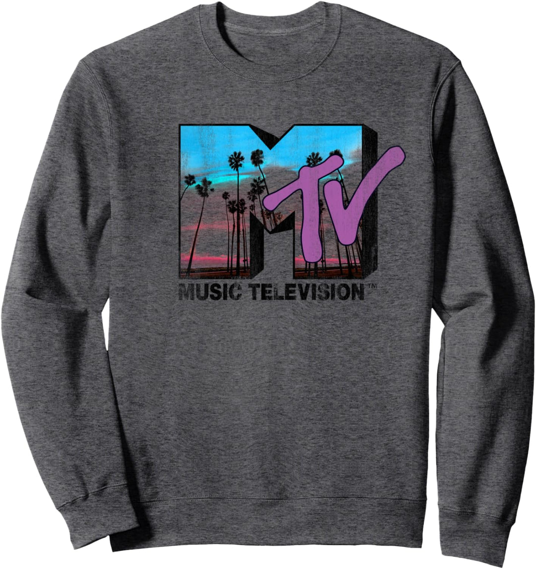 MTV Logo Beach Vibes Sweatshirt
