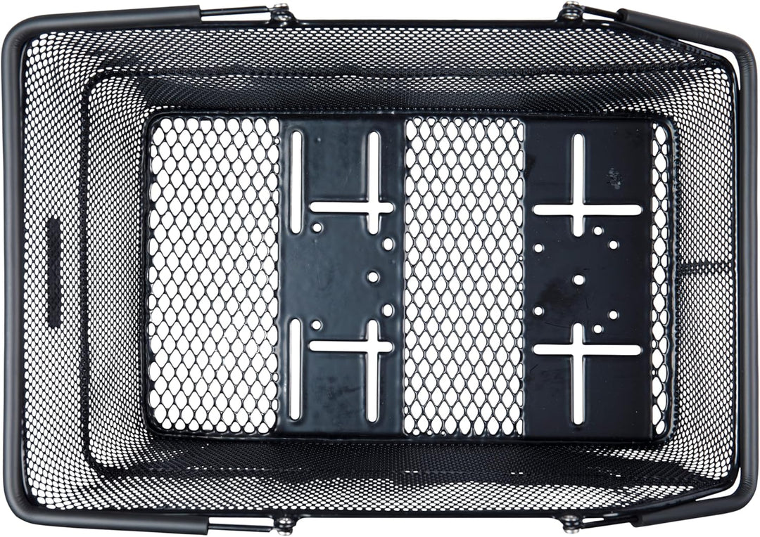 Basil Cento Multi System Fahrradkorb, Schwarz – Multi-System NX-Boden, kompatibel mit MIK, Racktime