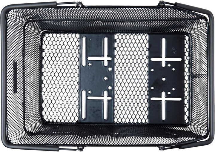 Basil Cento Multi System Fahrradkorb, Schwarz – Multi-System NX-Boden, kompatibel mit MIK, Racktime