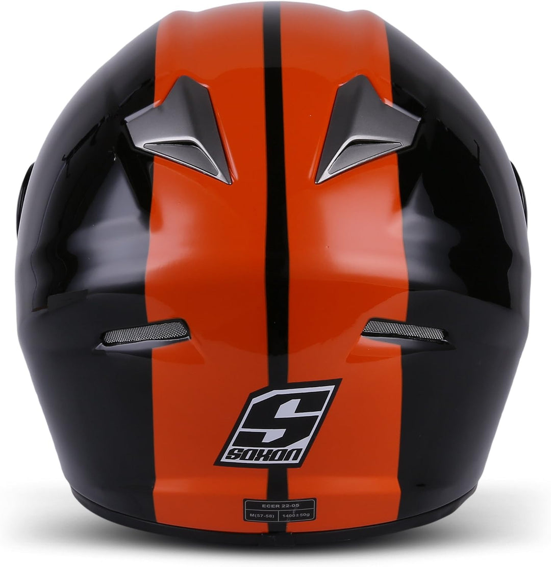 Soxon® ST-666 „Deluxe Titan“ · Integral-Helm · Full-Face Motorrad-Helm Roller-Helm Scooter-Helm Crui