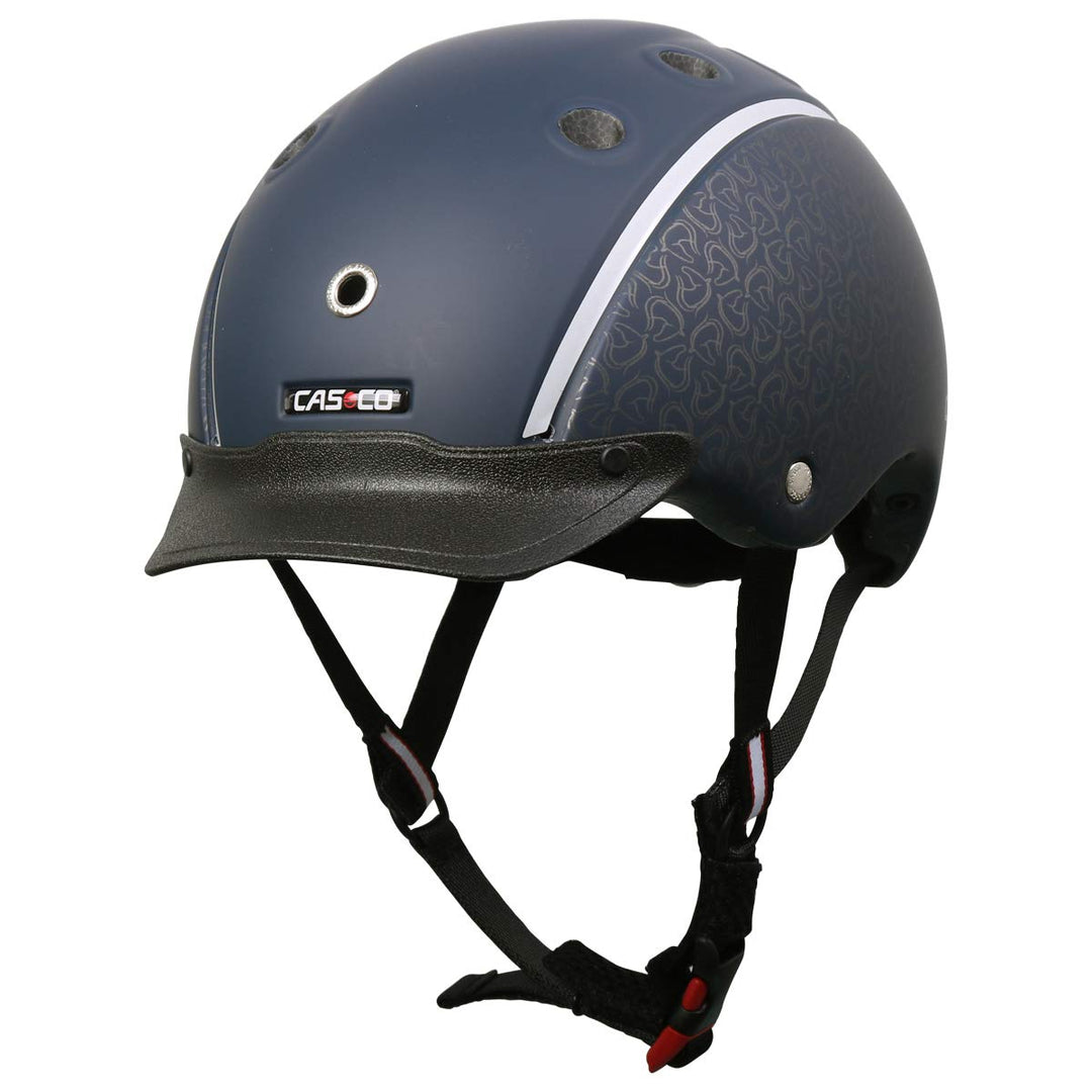 Casco Kinder Reithelm Choice blau metallic S (52-56cm), blau metallic S (52-56cm)
