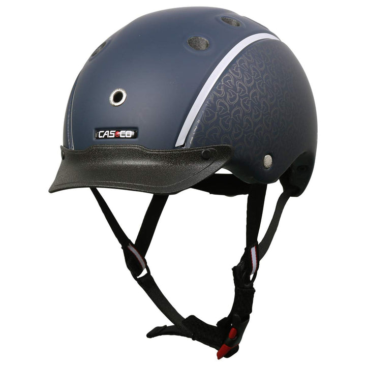 Casco Kinder Reithelm Choice blau metallic S (52-56cm), blau metallic S (52-56cm)