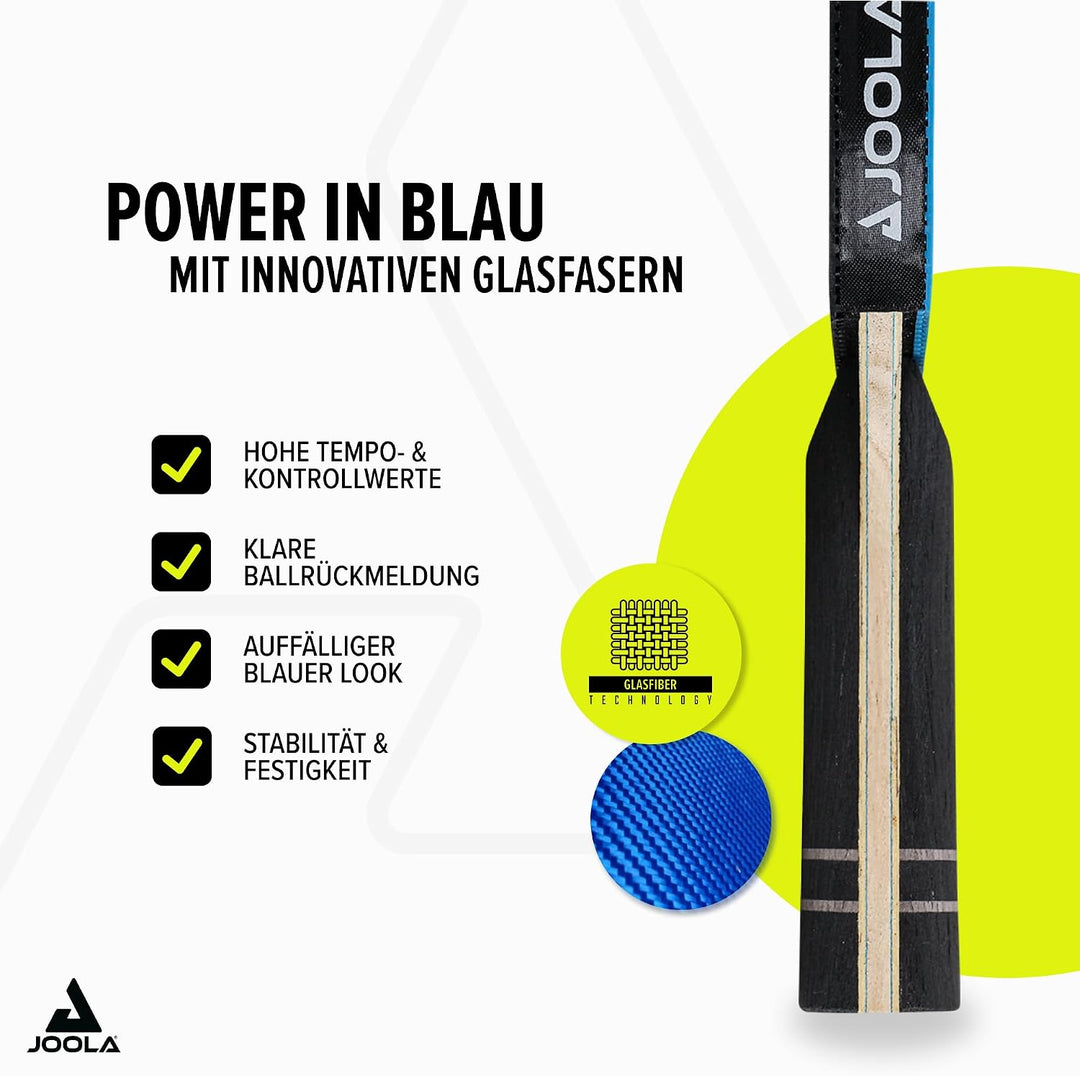JOOLA Tischtennisschläger Infinity ITTF genehmigter Profi Carbon Tischtennisschläger - Zyramid/GL/In
