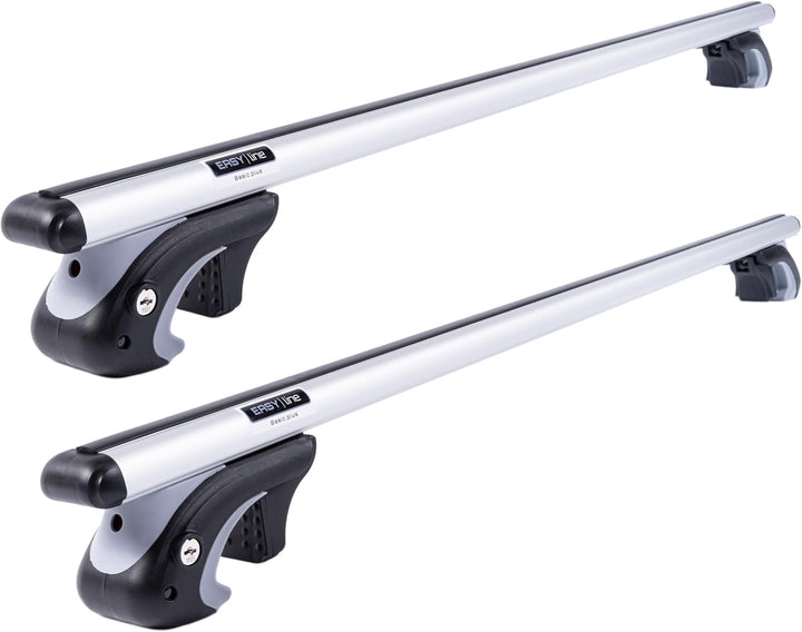 Kompletter Aluminium-Dachträger Relingträger Easy Line Basic Plus 135 cm für Volkswagen Sharan II MP