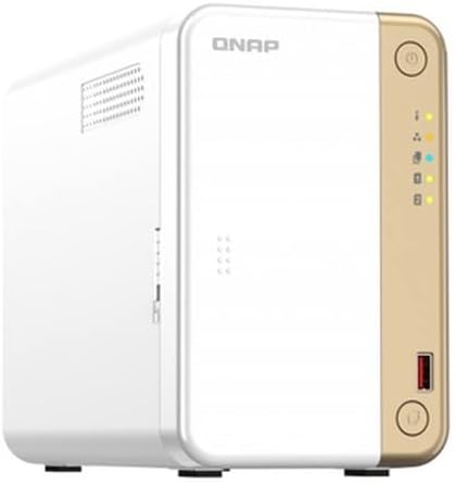 Qnap TS-262-4G | 2-Bay, 2 x M.2 Slots, 2.5GbE Desktop NAS, 2-Bay 4GB RAM, 2-bay 4GB RAM