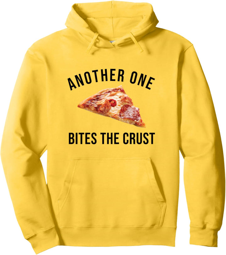Ein anderer beisst in die Kruste; Pizza-Witz Pullover Hoodie