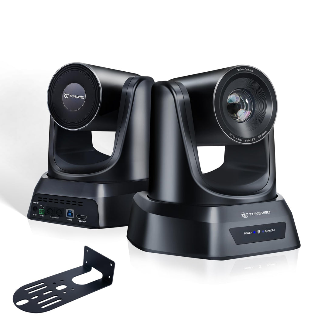 TONGVEO HDMI PTZ-Kamera 20X Optischer Zoom, Kirche Live-Streaming USB 1080P 60fps Kamera für Gottesd