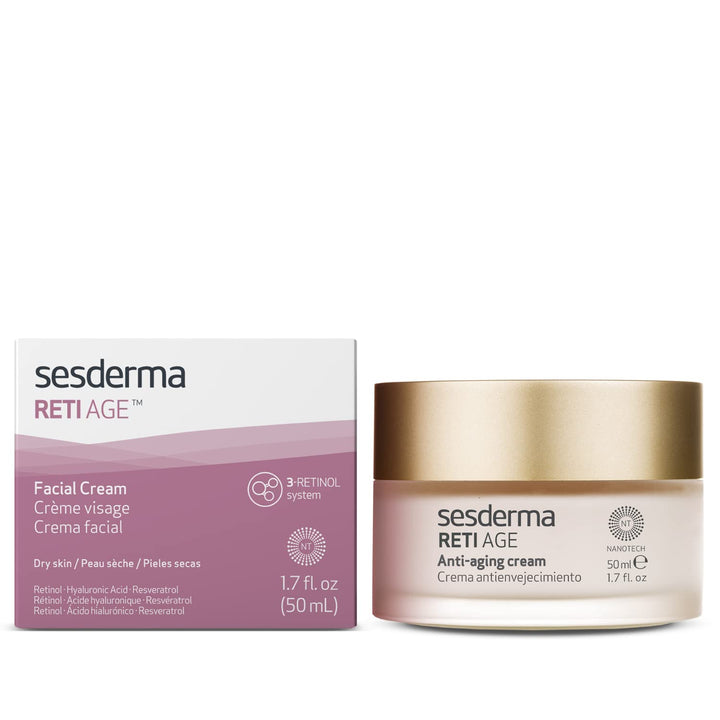 Sesderma | Reti Age Anti-Aging-Creme | Anti-Aging-Pflege | Reife Haut | Retinol | Anti-Falten-Creme