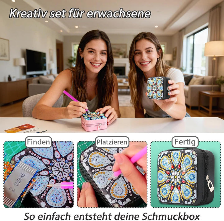 Diamond Painting Schmuckkästchen Basteln Mädchen 7 8 9 10 11 12 13 Jahre Geschenke kreativset Mädche