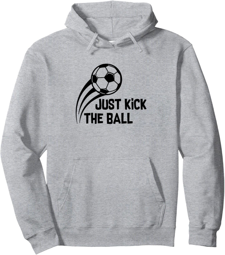 Fussball tritt den Ball Pullover Hoodie