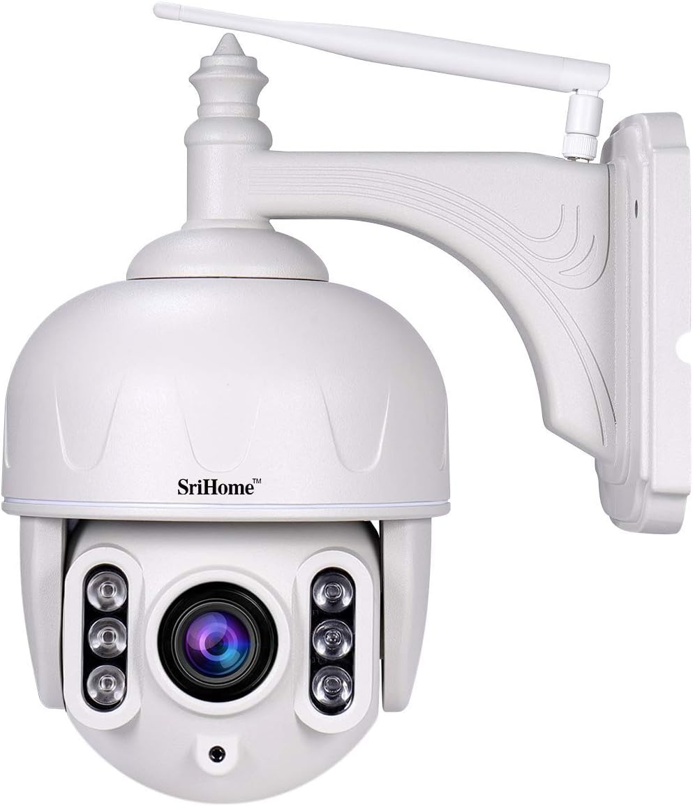 Sricam Italia OBA SH028 PTZ Zoom Optische Kamera 5X WiFi AP Hotspot Wireless Infrar 3.0 Megapixel HD
