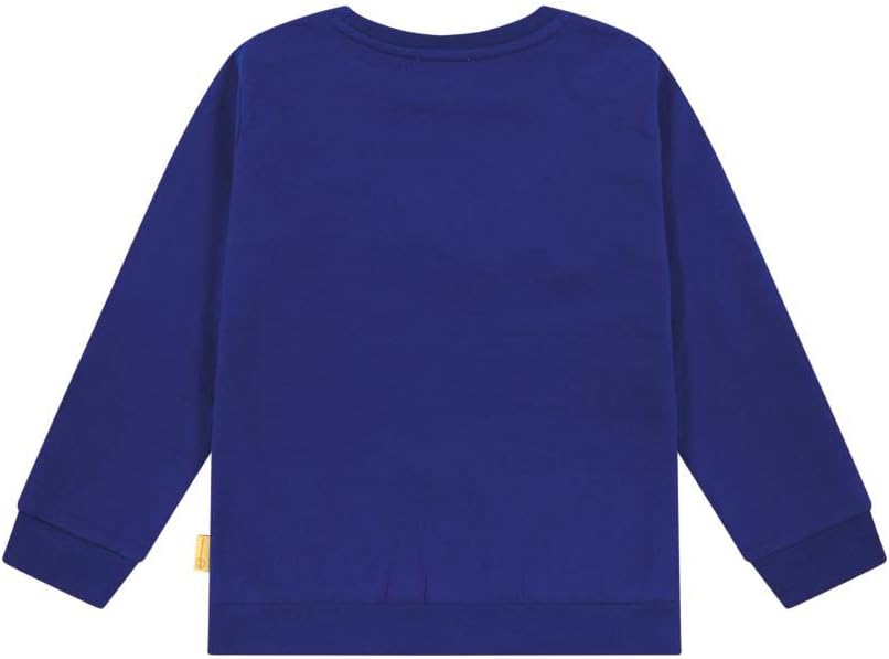Steiff Jungen Langarm Sweatshirt 128 Sodalite Blue, 128 Sodalite Blue