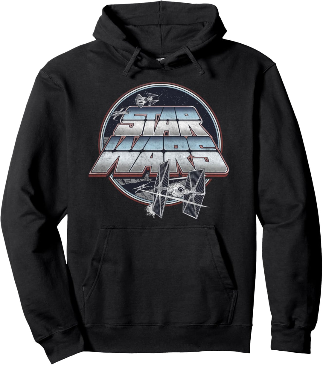 Star Wars Tie Fighter Circle Poster Pullover Hoodie