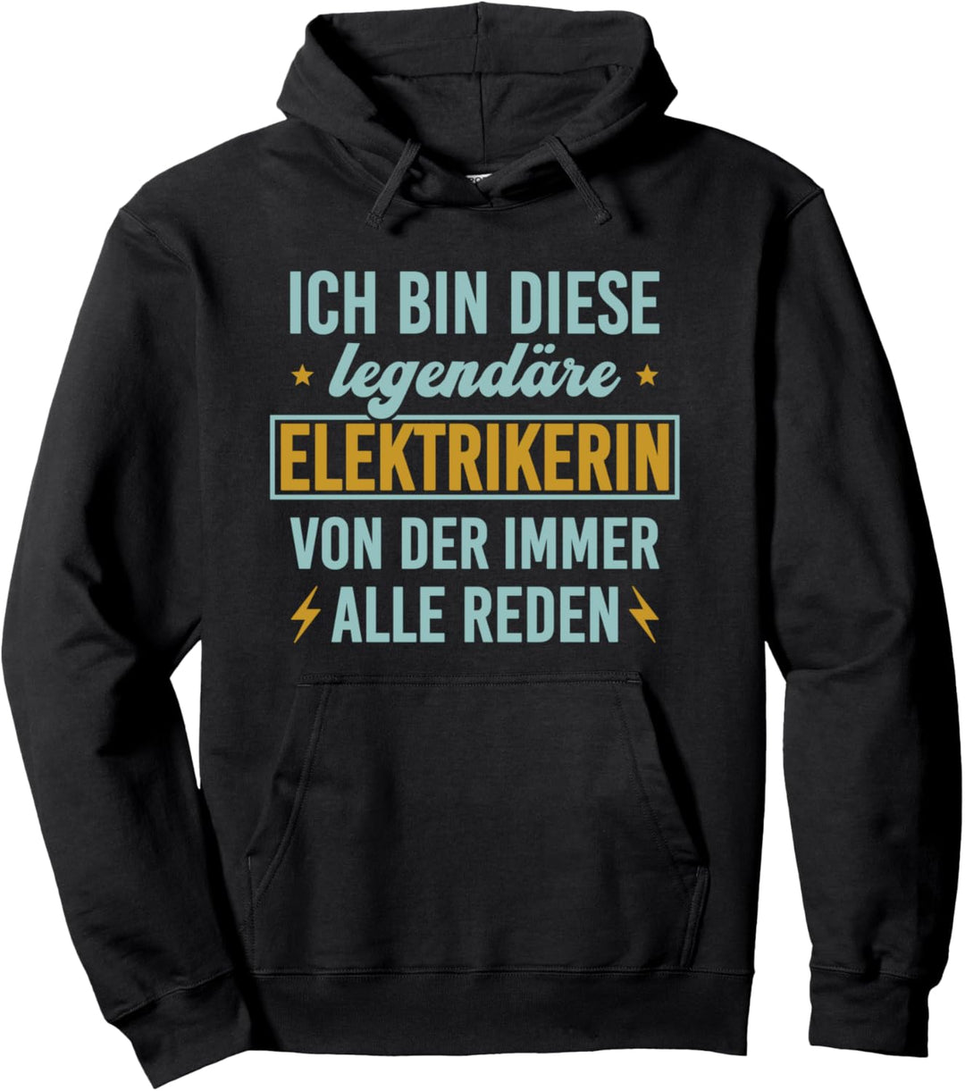 Elektrikerin Elektriker Damen Elektronikerin Pullover Hoodie