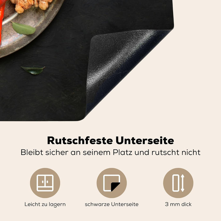 KitchenYeah© Herdabdeckplatte Einteilig Küche Ceranfeld Abdeckplatte Cerankochfeld Abdeckung Indukti