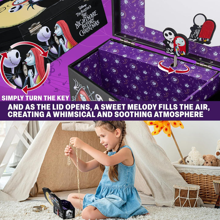 Get Trend Disney The Nightmare Before Christmas Schmuckkästchen Mädchen Musikbox Jack Skellington un