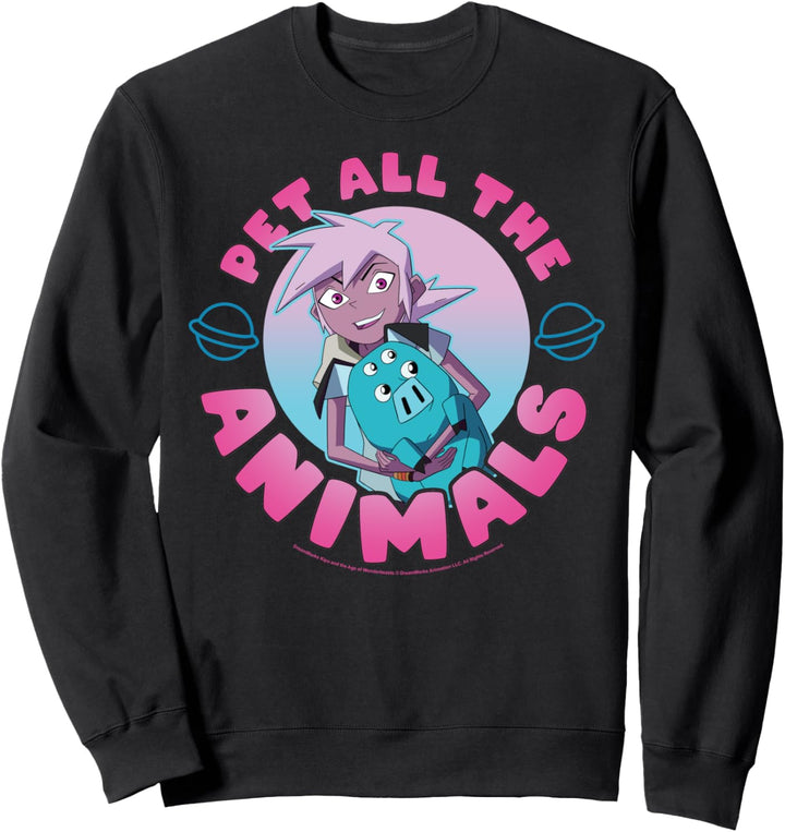 Kipo And The Age Of Wonderbeasts Pet All The Animals Sweatshirt