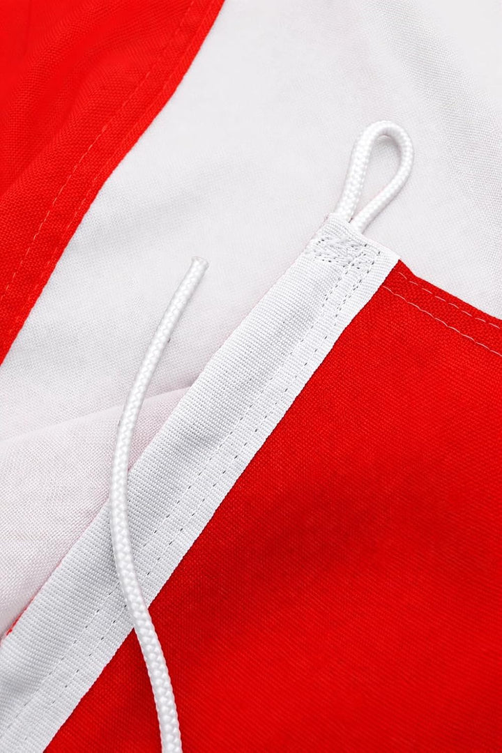 FLAGLY Premium Langwimpel Dänemark 160g/m² Stoffgewicht, robustes und witterungsbeständiges Schiffsf