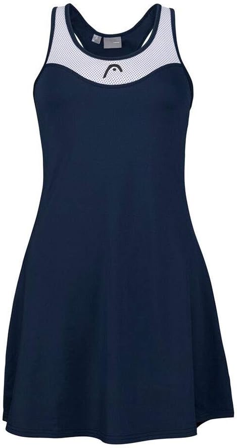 HEAD Damen Diana Dress W Kleid Einheitsgrösse-M Darkblue/White, Einheitsgrösse-M Darkblue/White