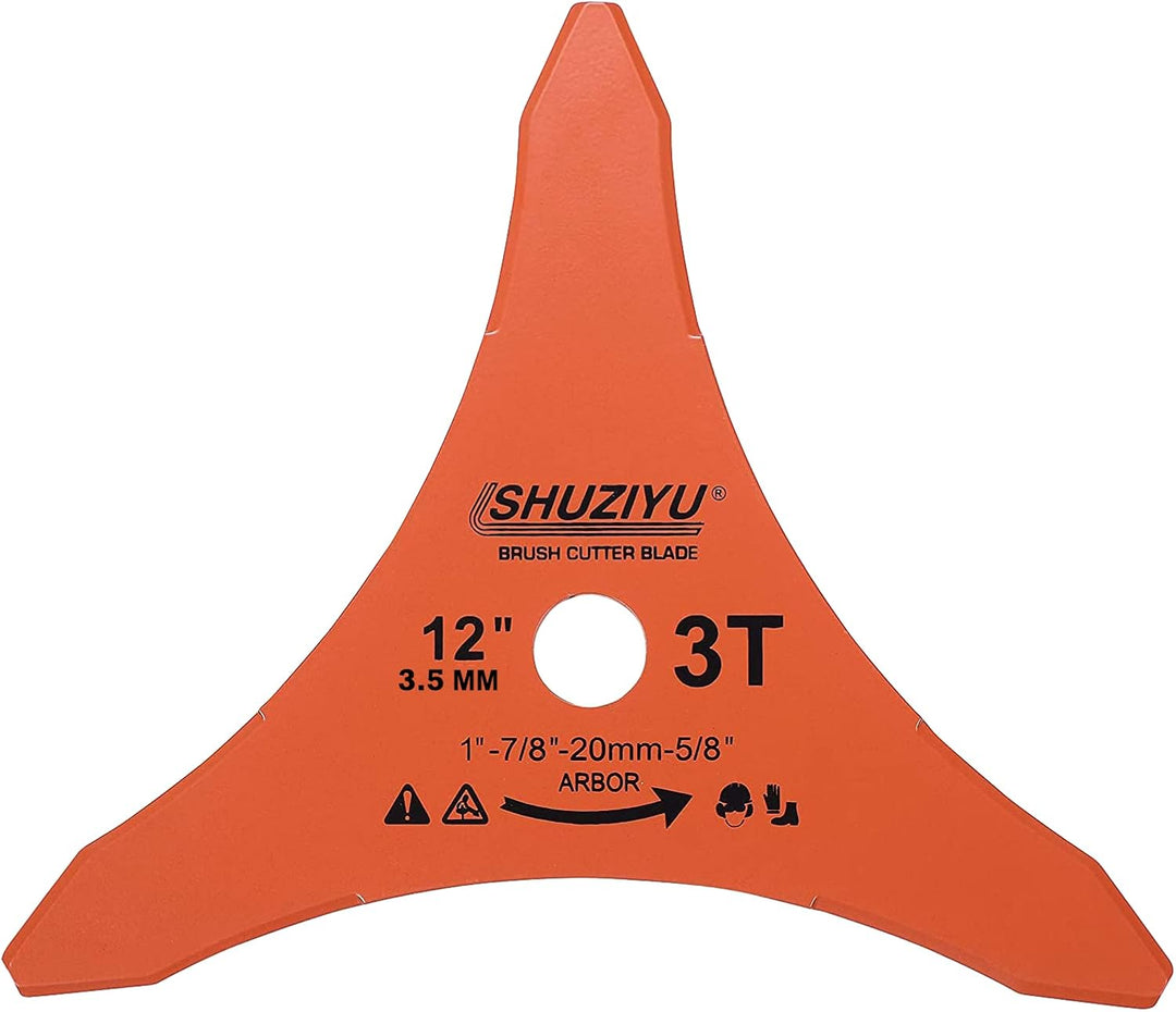 LSHUZIYU 305MMx3.5MM-3T, 2 Stück, 25.4mm Dorn mit Adapter 22.23-20-16mm, Freischneiderklinge, Freisc