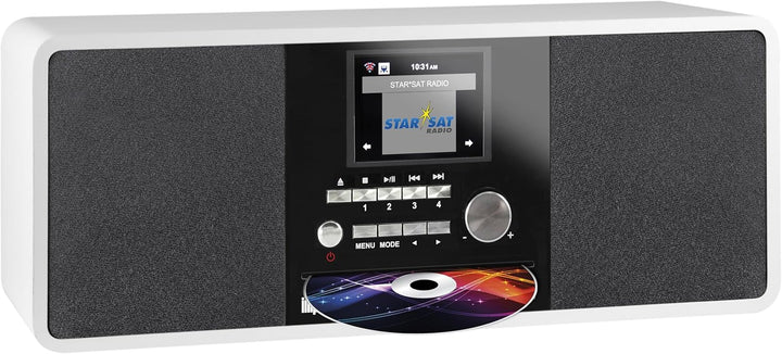 Imperial DABMAN i200 CD Internetradio/DAB+ Radio Digitalradio mit CD Player (Stereo Sound, Internetr