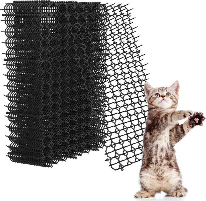 Kyrieval Dornengitter Tier-Barriere Garten Katze Tierabwehr Scat Spike Matte, 16 Pack 40 x 20 cm Ant