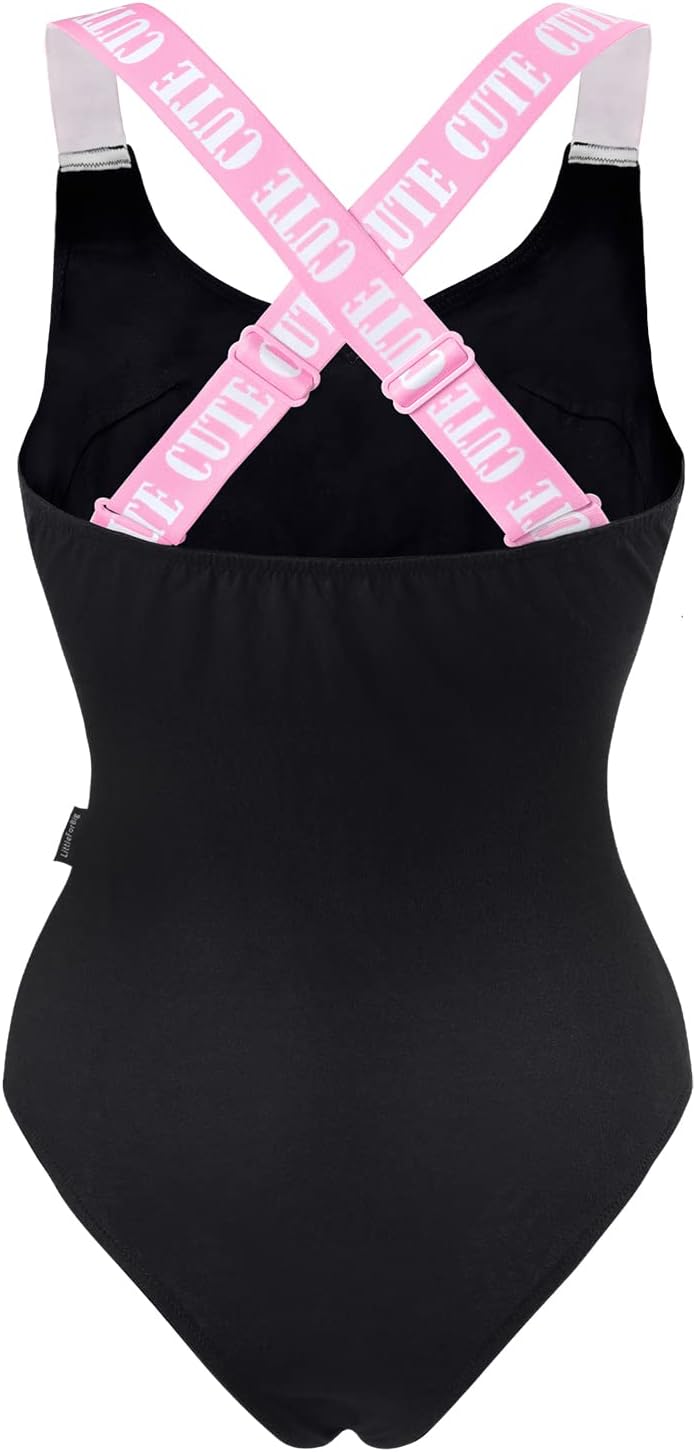 LittleForBig Kreuz Rückenfrei Verstellbare Riemen Baumwolle Strampler Onesie Pyjamas Bodysuit – Babe