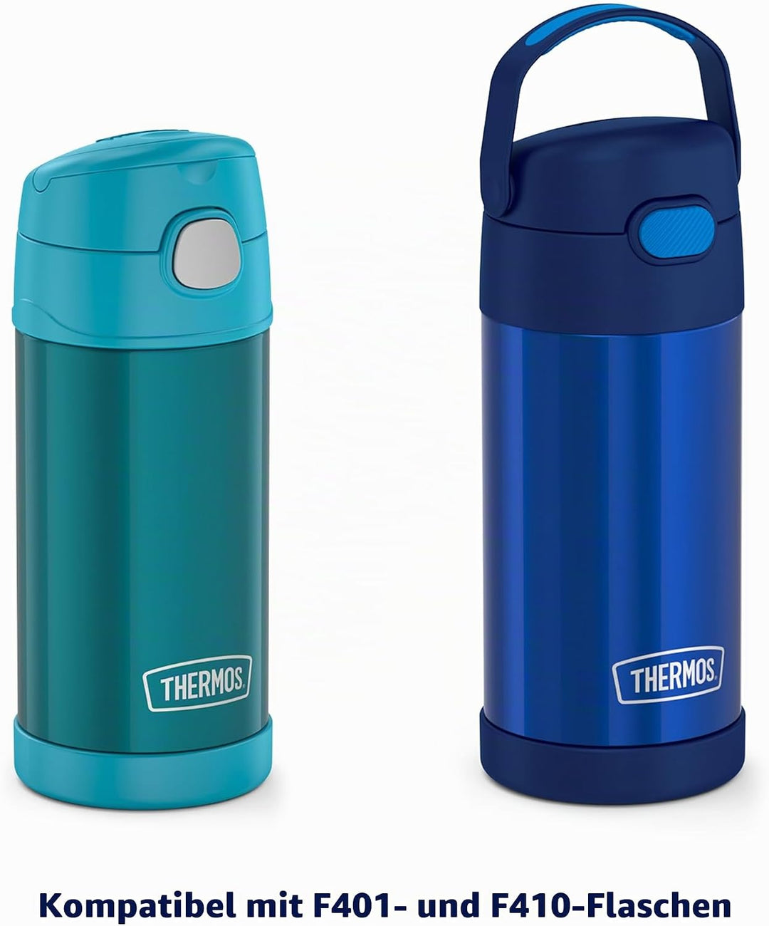 Thermos THRF401RS6 F401 Funtainer Foogo -Trinkhalm-Set, 2 Stück, EinheitsgröÃŸe, transparent Klar, K