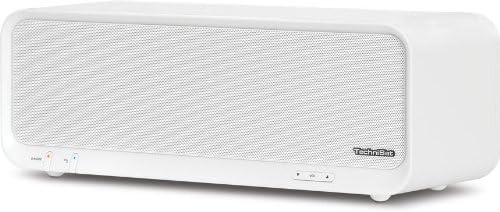 TechniSat Bluspeaker Bluetooth-Stereo Lautsprecher schwarz weiss, weiss